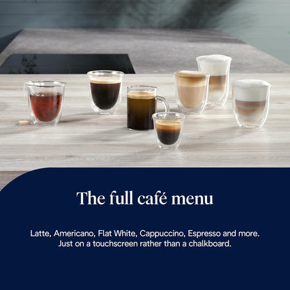 De'Longhi Magnifica Evo Next ECAM310.80.SB, Automatic Coffee Machine With Automatic Milk Frother, Bean To Cup Coffee and Cappuccino Machine with Intuitive Touch Display, Silver/Black